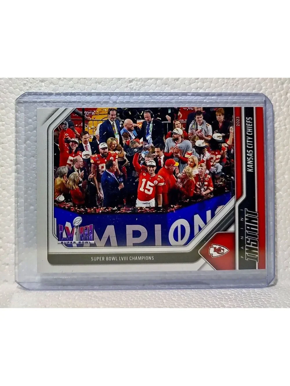 2023 Kansas City Chiefs Panini NFL Superbowl LVIII Champions #1 Card